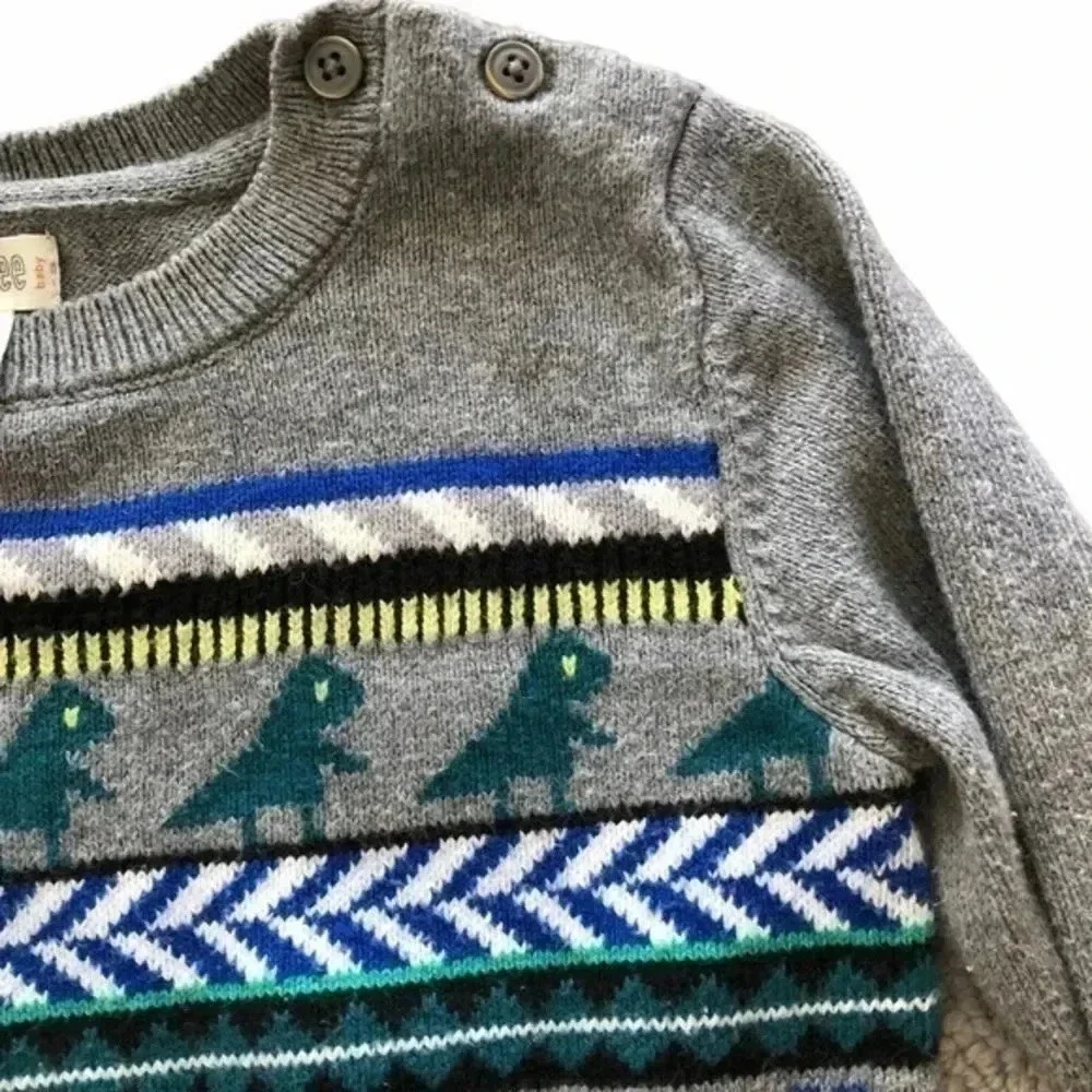 Gymboree boys sweater gray sz 12-18 mnths …